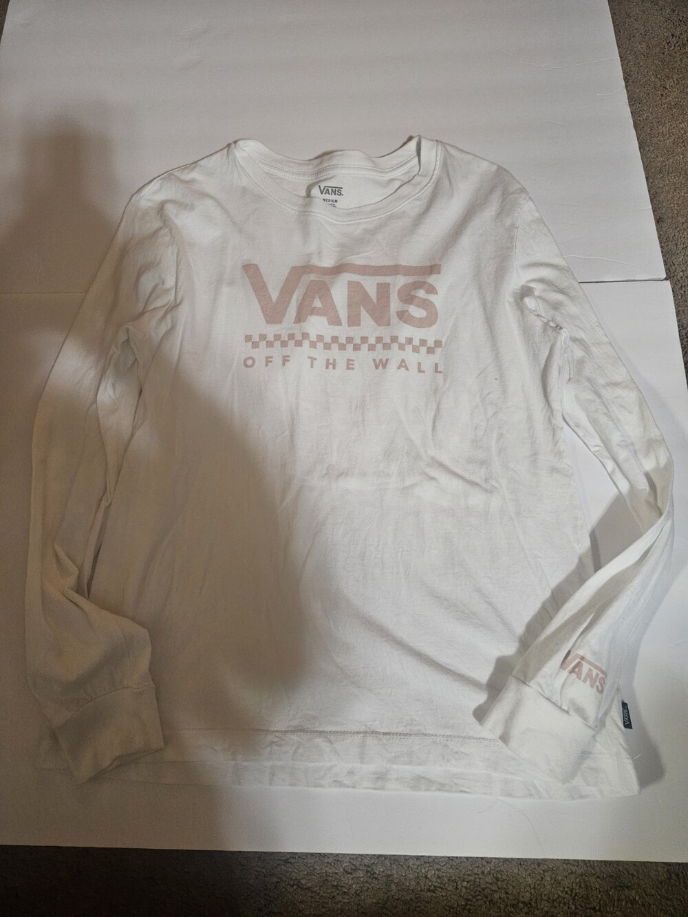 Vans Off The Wall Ls Tee Women M